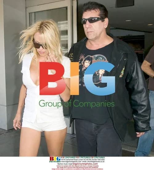 Pamela Anderson and Chuck Zito at LAX