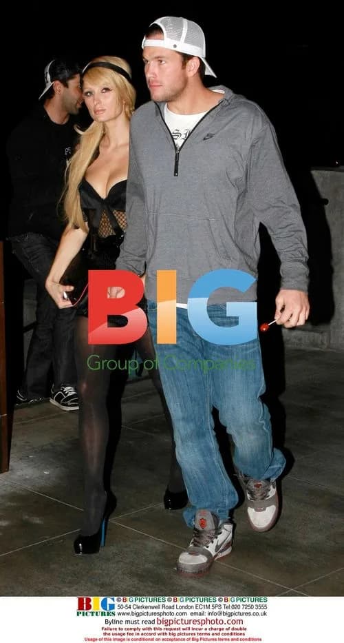 Paris Hilton and Doug Reinhardt leaving nightclub