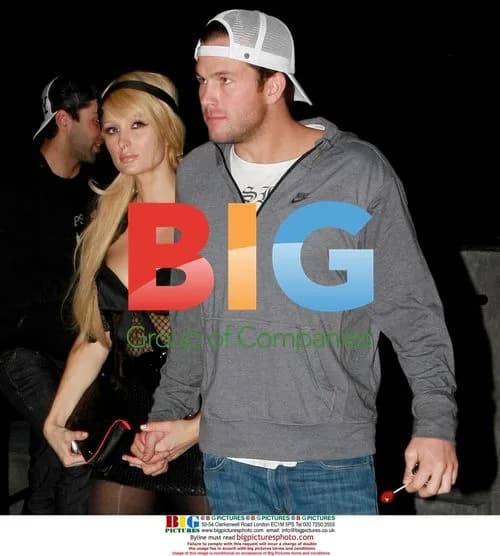 Paris Hilton and Doug Reinhardt Leaving H.Wood Nightclub