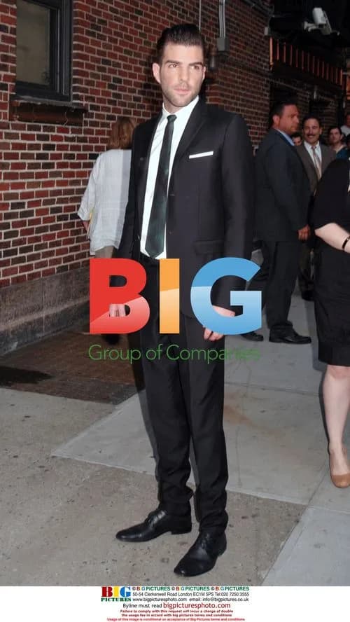 Zachary Quinto on "Late Show"