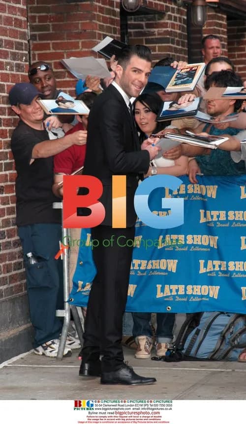 Zachary Quinto on "Late Show"