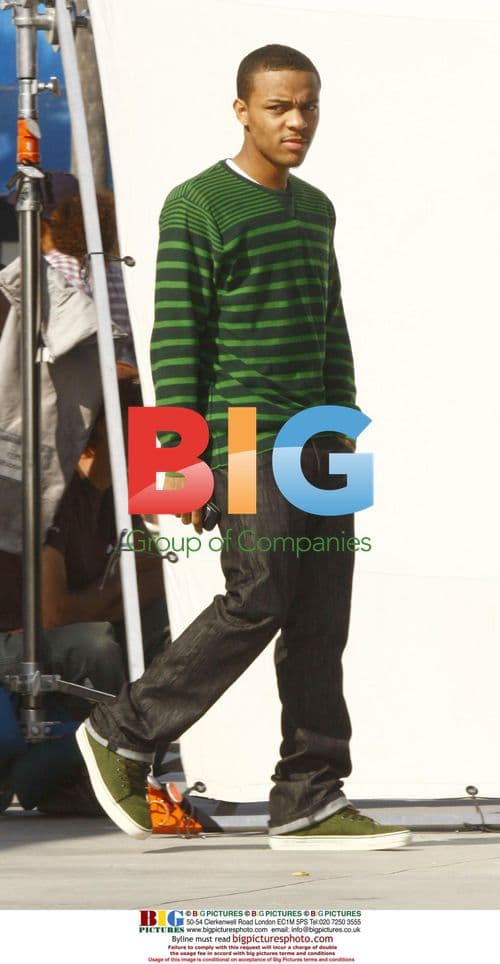 Lil Bow Wow on Entourage Set