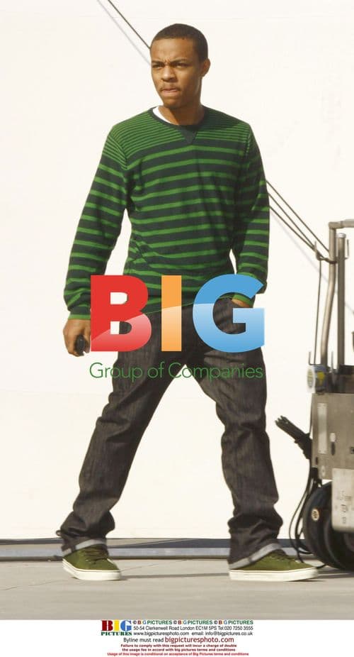 Lil Bow Wow on Entourage set