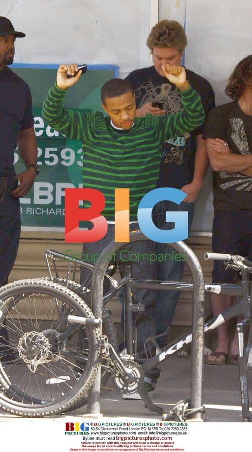 Lil Bow Wow filming Entourage