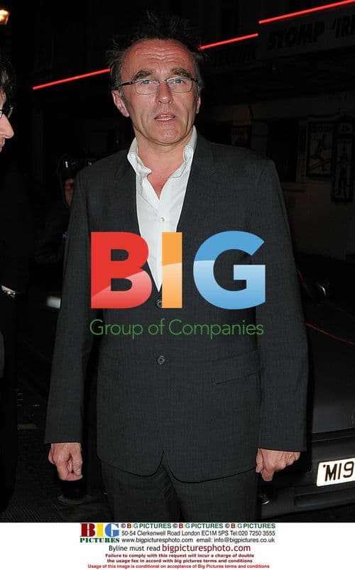 Danny Boyle outside the Ivy, London