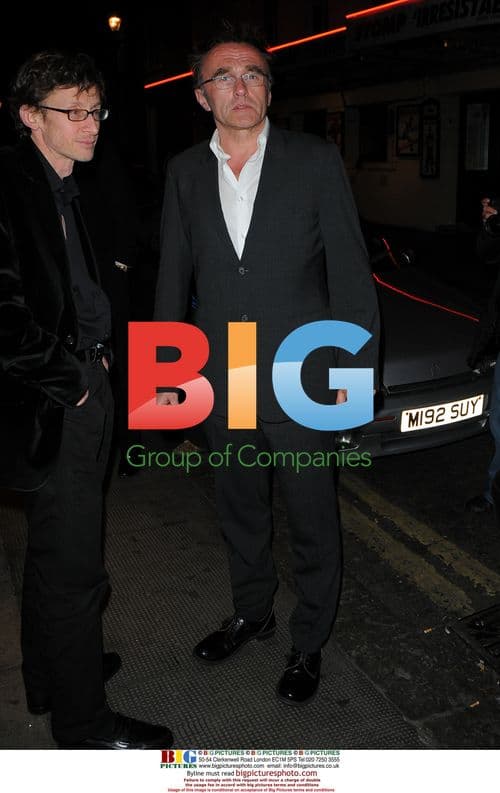 Director and producer Danny Boyle outside the Ivy