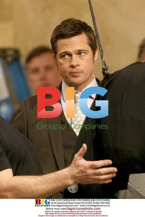 Brad Pitt films Softbank commercial with sumo wrestler