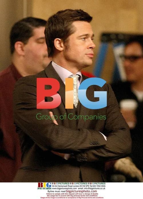Brad Pitt films Softbank commercial with sumo wrestler