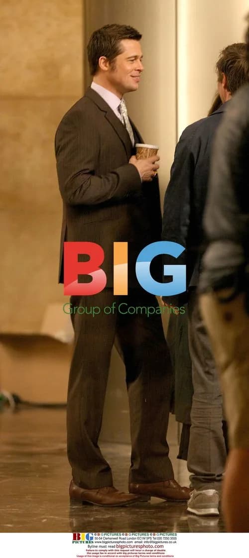 Brad Pitt films SoftBank commercial with sumo wrestler