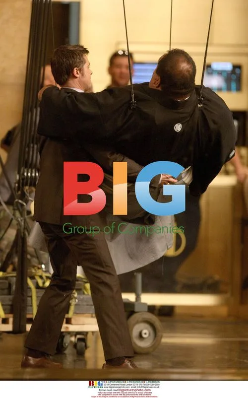 Brad Pitt Filming SoftBank Commercial