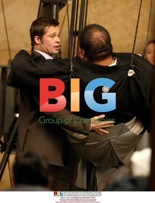 Brad Pitt films Softbank commercial with sumo wrestler