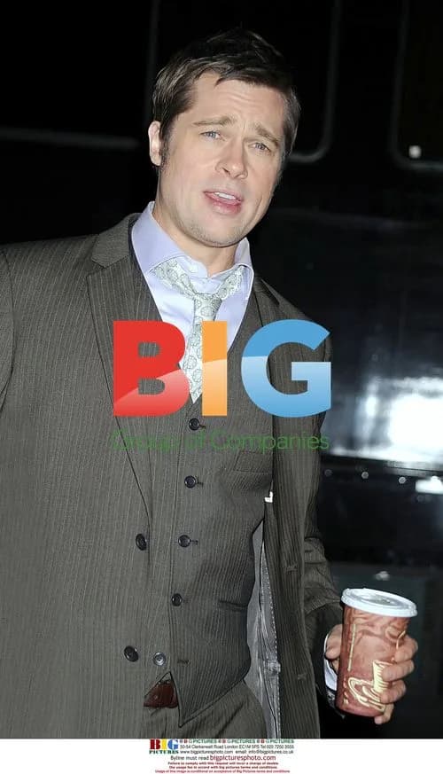 Brad Pitt films commercial in NYC
