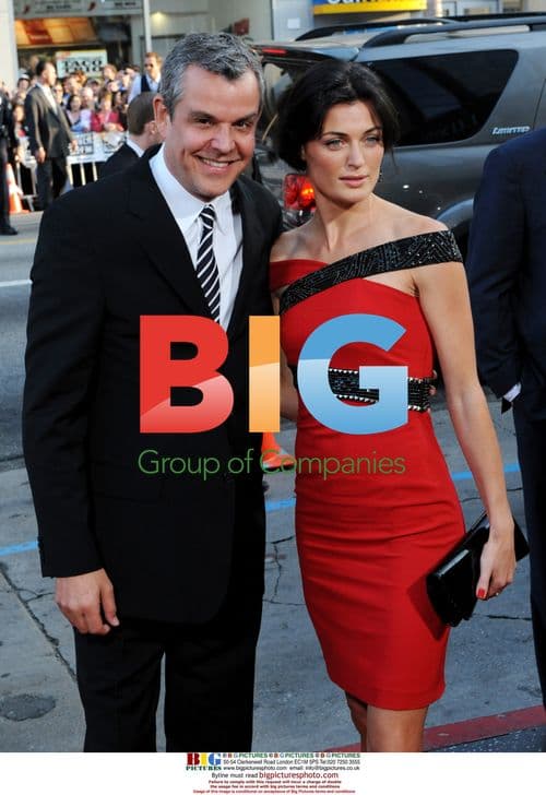 Danny Huston and Lyne Renee at "X-Men Origins: Wolverine" Premiere