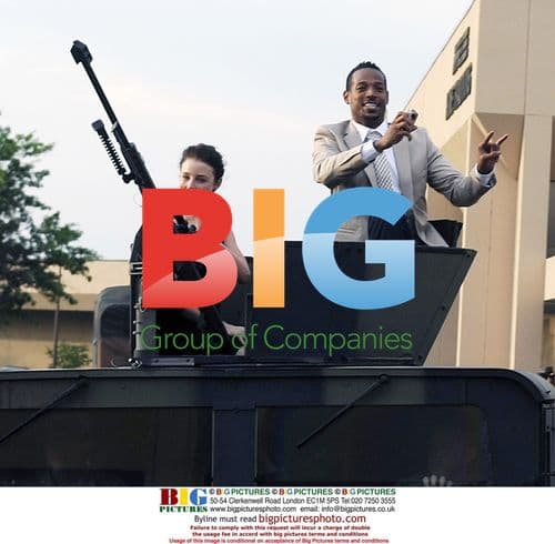 Rachel Nichols and Marlon Wayans at G.I. Joe Screening