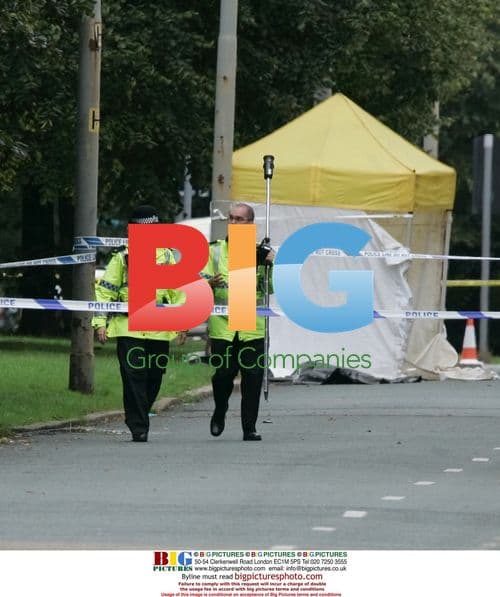 Police cordon off area after suspected hit and run