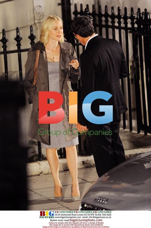 Woody Allen, Antonio Banderas and Naomi Watts on Notting Hill filmset