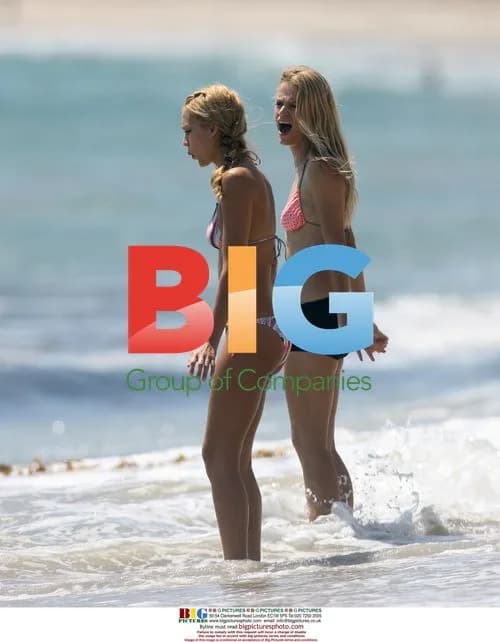 Jessica Alba and Cash Warren at the Beach