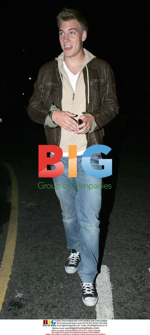 Arsenal players Clichy and Bendtner seen out