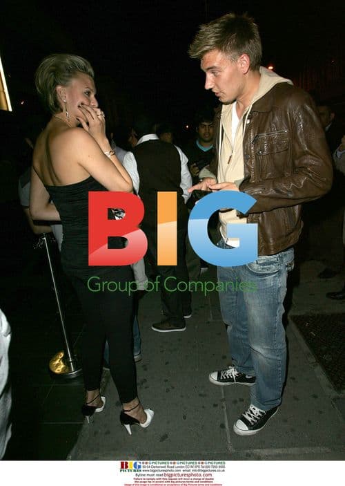 Arsenal players Clichy and Bendtner leave Boujus