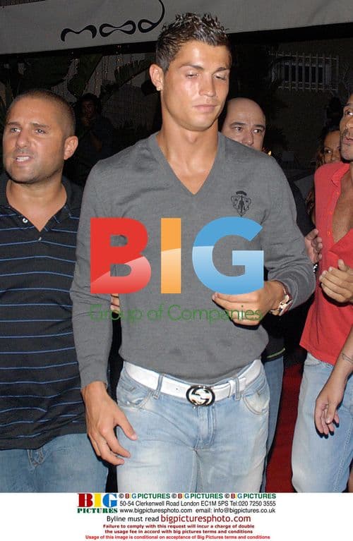 Cristiano Ronaldo leaves party in Majorca
