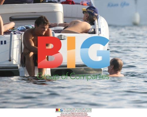 Jack Nicholson Relaxes on Boat in France