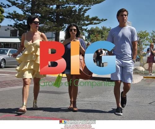 Kourtney, Kris Kardashian, and Scott Disick shopping in Malibu