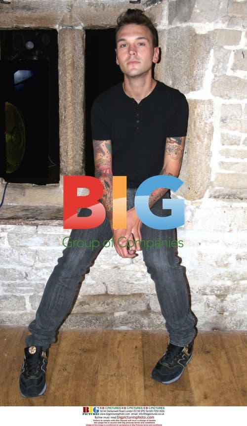 Preston of Ordinary Boys at Pennine FM roadshow