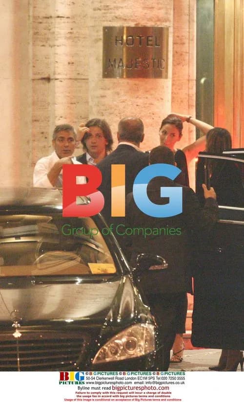 George Clooney and Elisabetta Canalis on Romantic Dinner Date