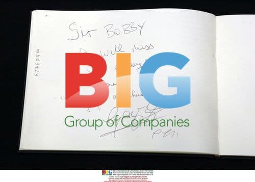 Paul Gascoigne Pays Respects at Sir Bobby Robson Memorial