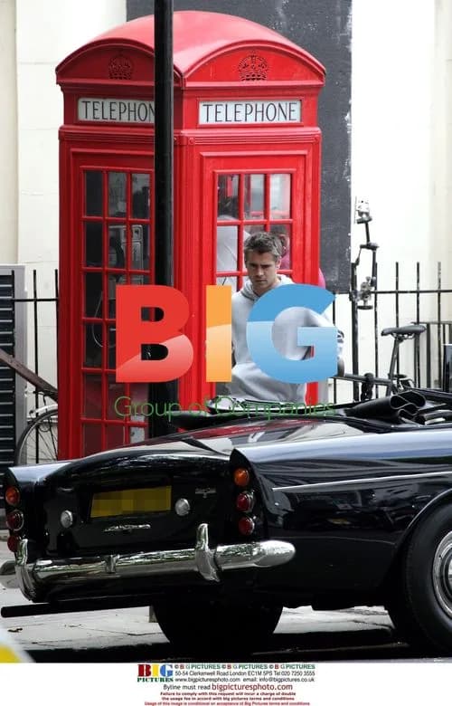 Colin Farrell and David Thewlis on London Boulevard set