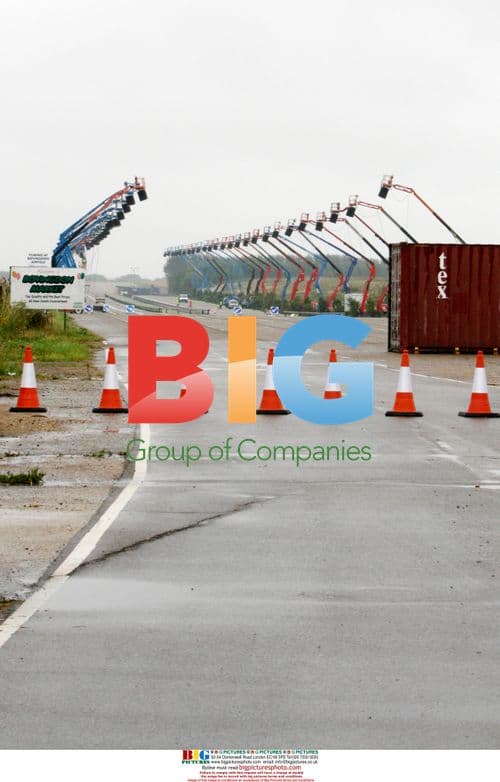 Massive Cherry Picker Setup for Harry Potter