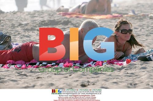 Jenna Jameson at the beach