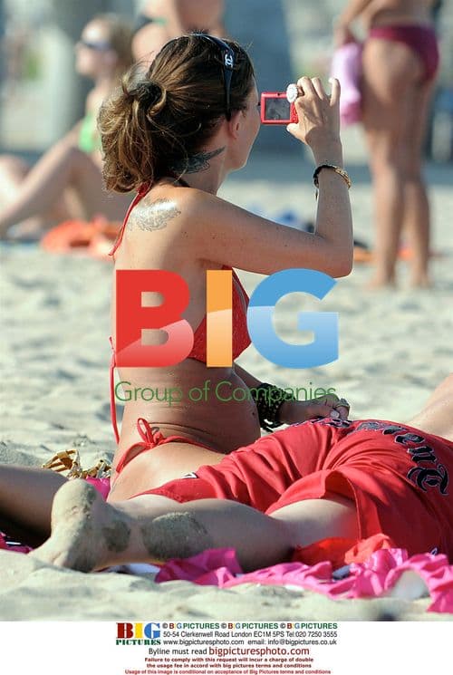 Jenna Jameson at the Beach