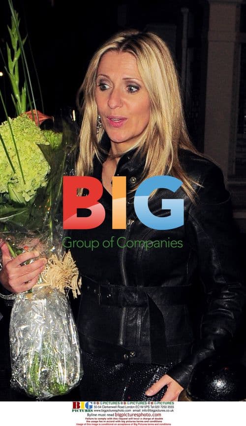 Jackie Brambles leaves Loose Women party in Soho