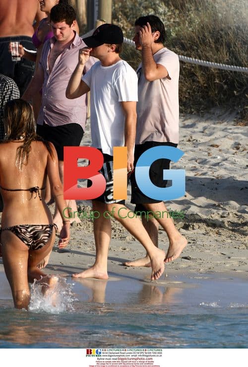 Leonardo DiCaprio on Formentera beach