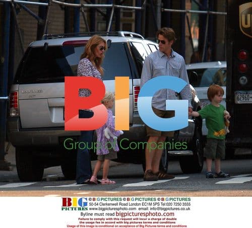Julia Roberts and family out in NYC