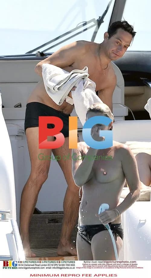 Kate Moss and friends relax on yacht in France