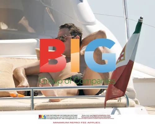 Kate Moss and friends on yacht in France