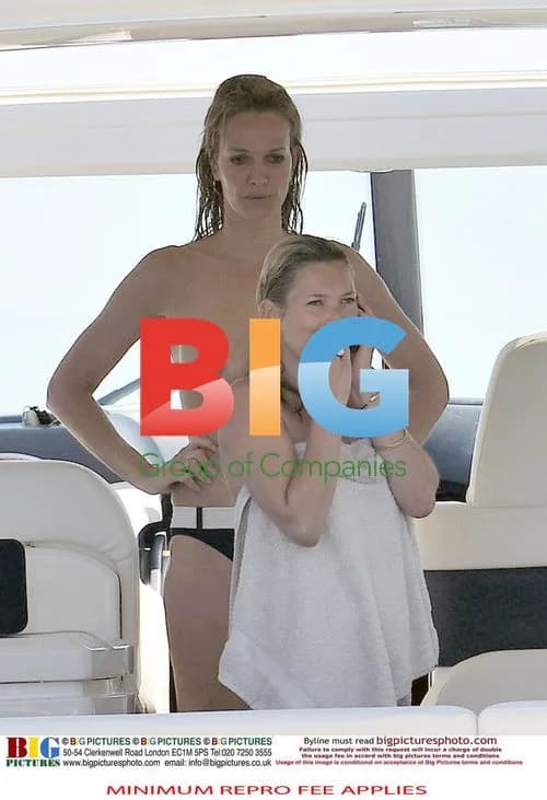 Kate Moss, Jamie Hince, and others on a yacht in France
