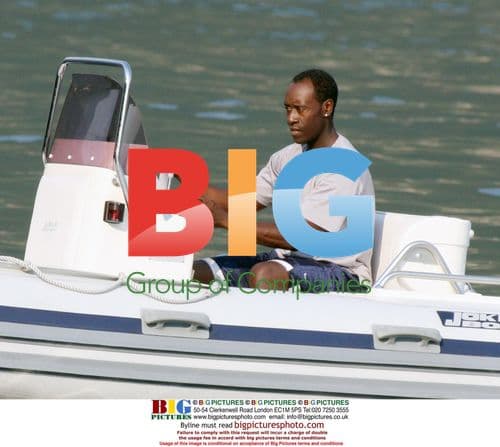 Matt Damon and Don Cheadle with families in Lake Como