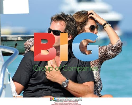 Cindy Crawford and Randy Gerber on French Riviera