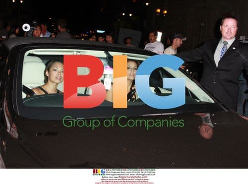 Eva Longoria-Parker leaving birthday party