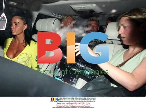 Katie Price and Alex Reid at Gatwick Airport