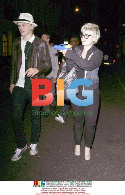 Kelly Osbourne and Luke Worrall leave Mahiki club