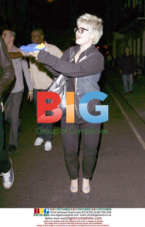 Kelly Osbourne and boyfriend leaving club