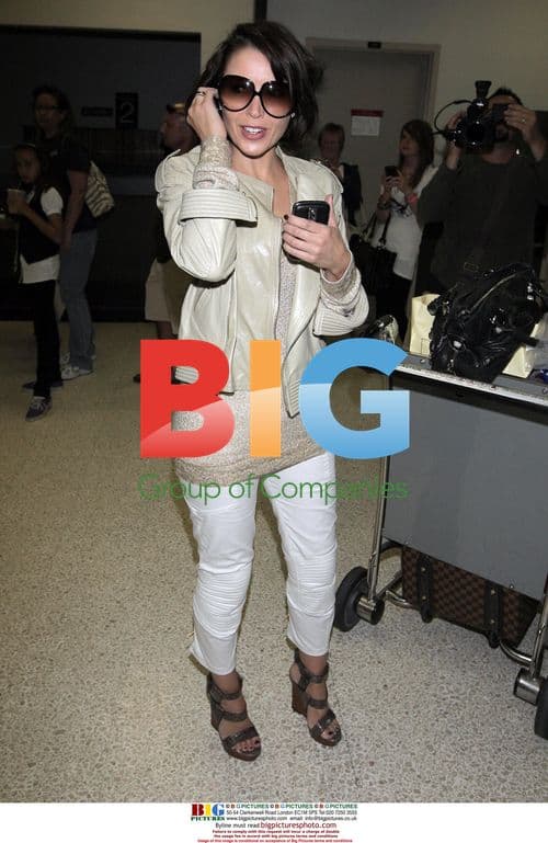 Dannii Minogue arrives at LAX in LA