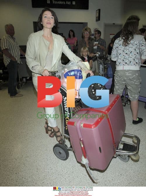 Dannii Minogue arrives at LAX