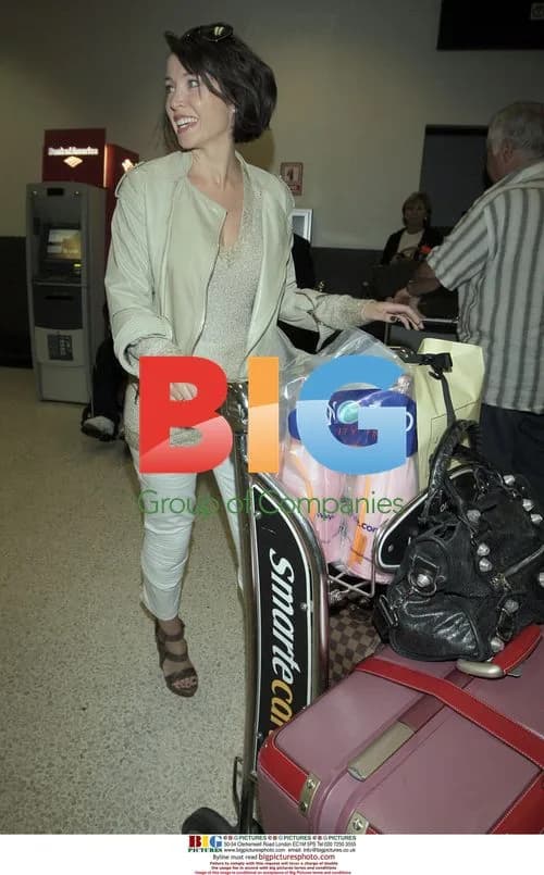 Dannii Minogue arrives at LAX from London