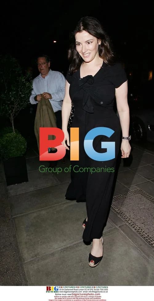 Nigella Lawson Enjoys Evening at Scotts