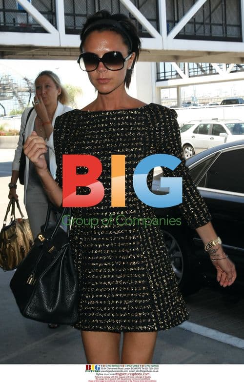 Victoria Beckham at LAX, 2009